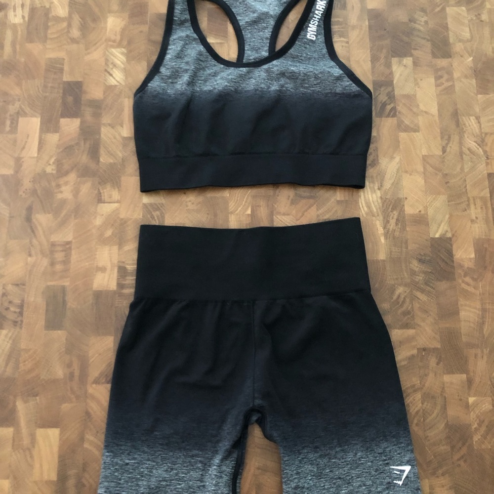 Gymshark Black Ombré Two Piece Set